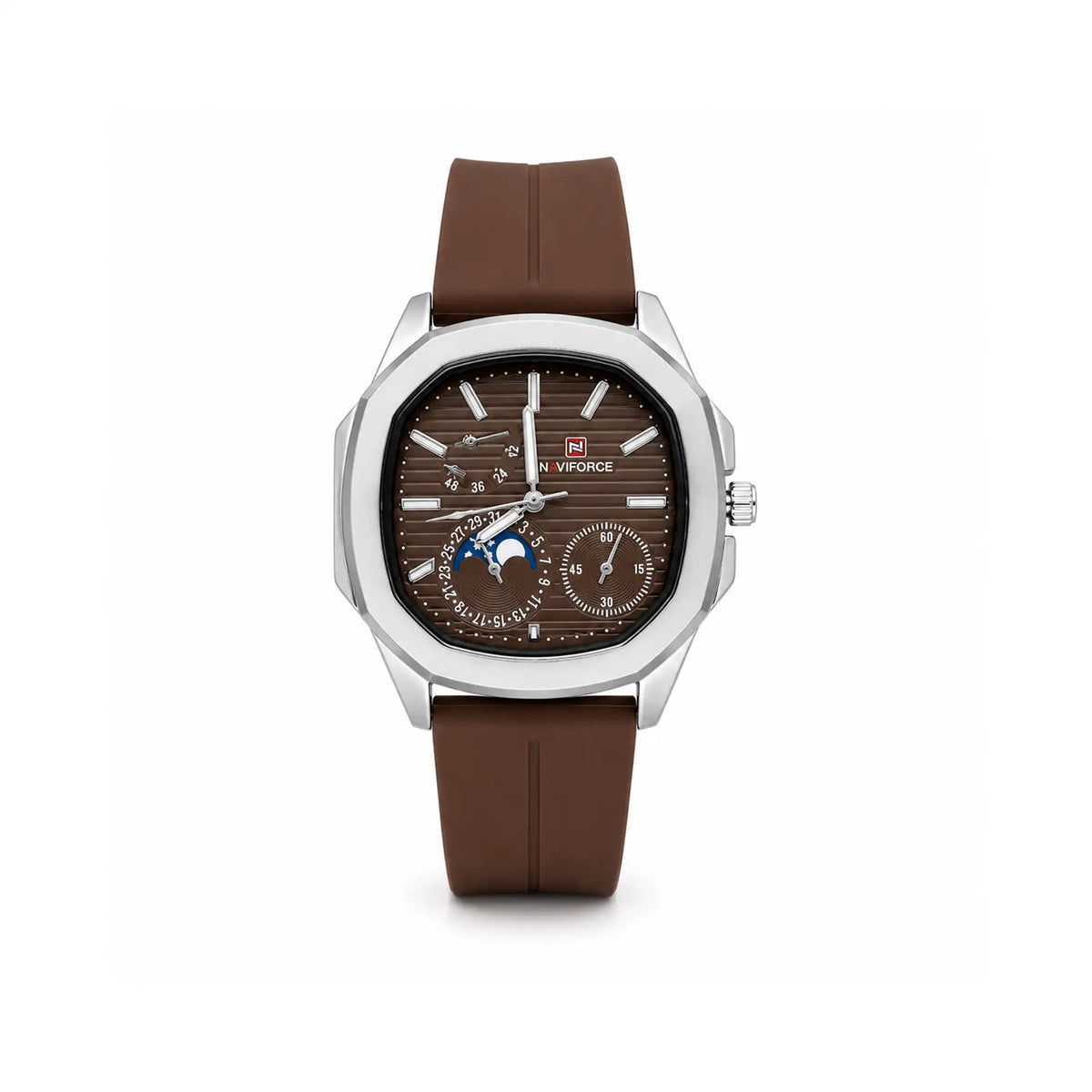 NAVIFORCE Men’s Multifunction Watch | Silicone Strap | EF-014