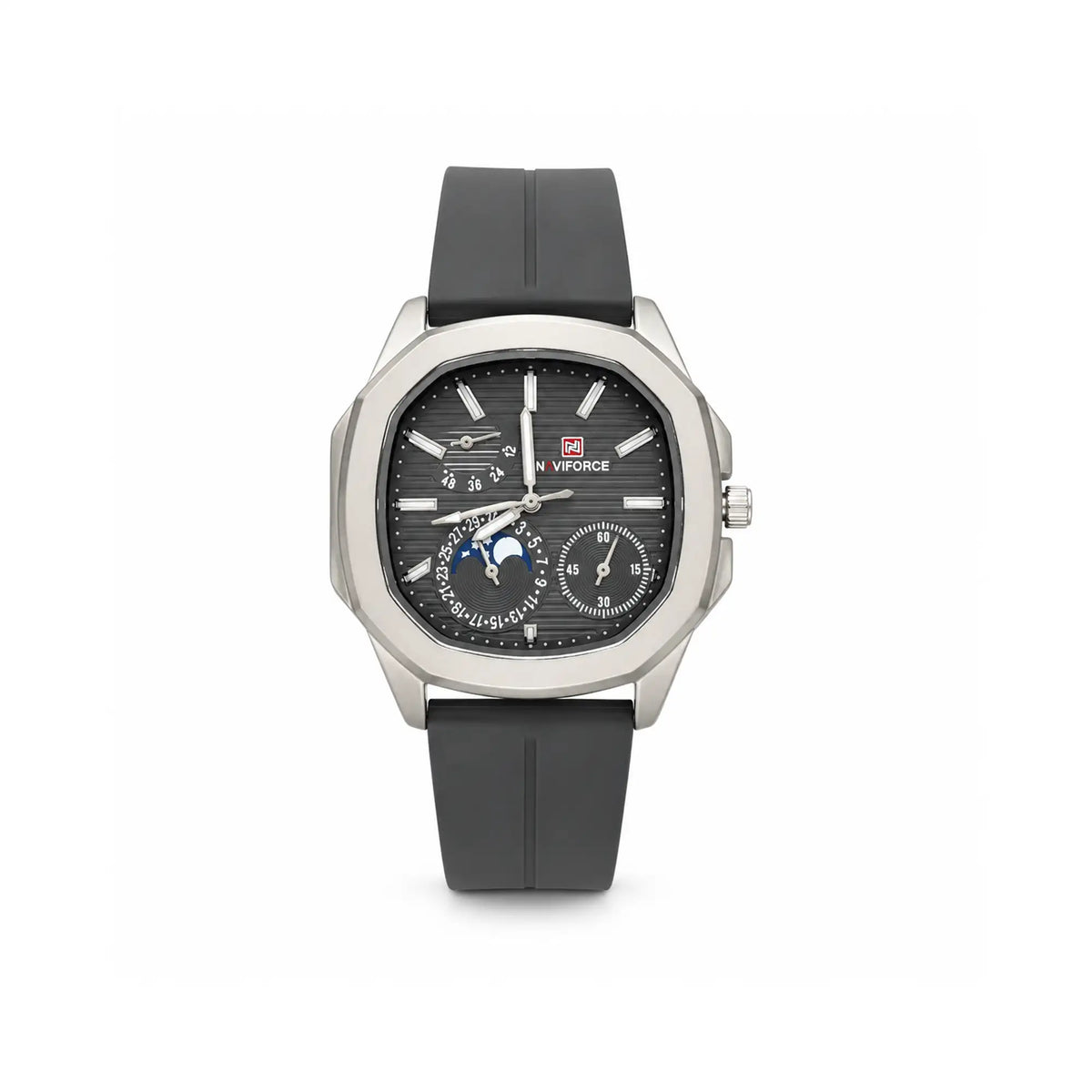 NAVIFORCE Men’s Multifunction Watch | Silicone Strap | EF-014