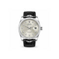 ROLEX Luxury Diamond Dial | Premium Leather Strap Men's Watch | EF-002