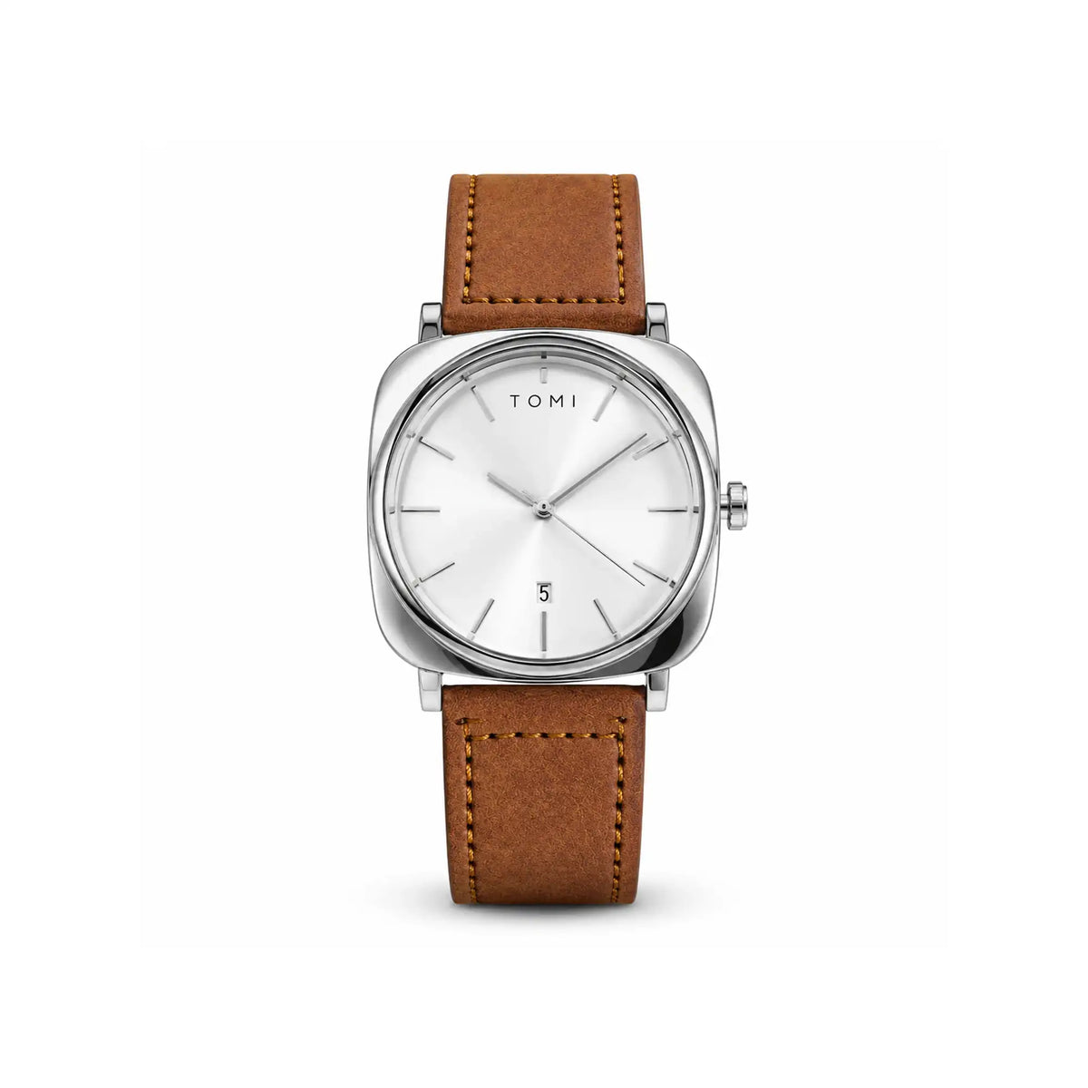 TOMI Men’s Quartz | Leather Strap Watch | Minimal & Luxury EF-019