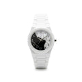 White Ceramic Luxury Watch | Black & White Marble Dial | EF-008